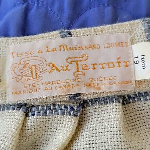 Au Terroir Hand-Loomed Woven Half Apron Canada - Picture 3 of 4